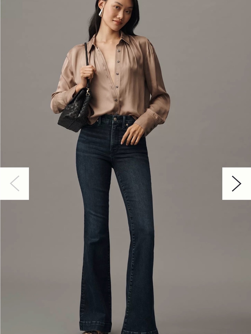 Good American Always Fits Good Legs Flare Trouser Jeans | Size 14-18
